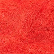 Artikel Sisal Rød Naturfiber Håndværksfiber Sisalfiber 300g