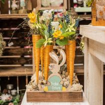 Sisal spids vase orange Ø1,5cm L15cm 20p