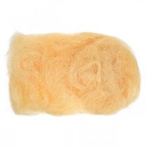 Sisal Abrikos naturmateriale fyld uld deco fiber 300g