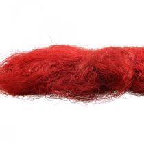 Sisal rød bordeaux naturfiber 300g