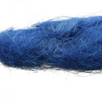 Sisal pladevat blå, naturlige fibre 300g