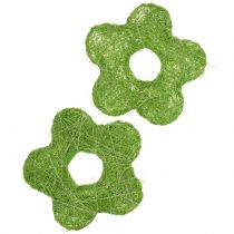 Sisal blomst Ø7,5 cm 25stk