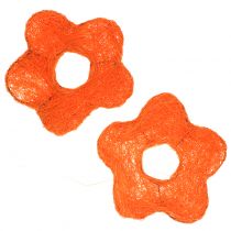 Artikel Sisal blomst orange Ø7,5cm 25stk