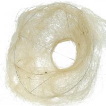 Artikel Buket blomster, sisal manchet bleget Ø25cm 6 stk