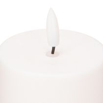 Artikel Solar LED stearinlys solar stearinlys hvid varm hvid Ø7cm H15cm