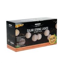 Artikel Solar lanternekæde LED 4,5 m hvid 10 pærer