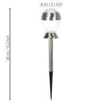 Artikel Solcellelampe Kugleform med Jordspyd 36 cm - Sæt af 4