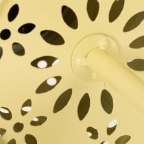 Artikel Solcellebordlampe med fint blomstermønster til altan eller terrasse, 28 cm