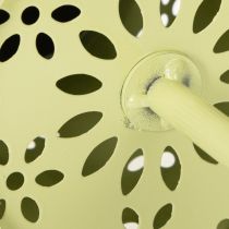 Artikel Solcelledrevet LED-bordlampe med blomsterdesign, stemningsfuld udendørsbelysning, 28 cm