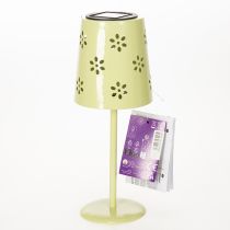 Artikel Solcelledrevet LED-bordlampe med blomsterdesign, stemningsfuld udendørsbelysning, 28 cm