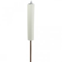 Havedekoration LED sollys solcellelys H98cm