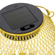 Artikel Solcellelanterne til have og terrasse i moderne design af metal, 12 cm