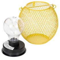 Artikel Solcellelanterne til have og terrasse i moderne design af metal, 12 cm