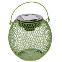 Artikel Rund LED solcellelanterne, perfekt til have eller terrasse, stemningsfuld belysning, 12 cm