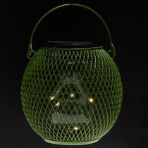 Artikel Rund LED solcellelanterne, perfekt til have eller terrasse, stemningsfuld belysning, 12 cm