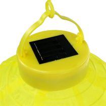 Artikel Lampion LED med solcelle 20cm gul