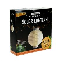 Artikel Lanterne LED med solcelle 20cm hvid