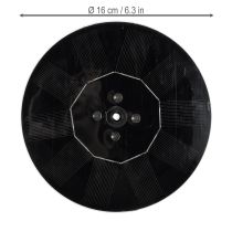 Artikel Solpumpe til havedamme, flydende dekorativ vandfunktion med LED, 16 cm