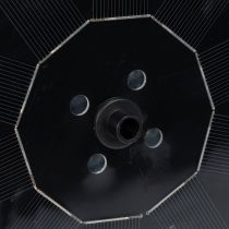 Artikel Solcellepumpe til havedamme, flydende dekorativ vandfunktion med LED, 16 cm