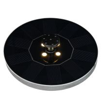 Artikel Solpumpe til havedamme, flydende dekorativ vandfunktion med LED, 16 cm