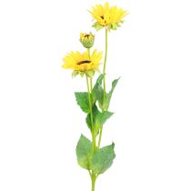 Artikel Kunstige planter kunstige solsikker kunstige blomster dekoration gul 64cm