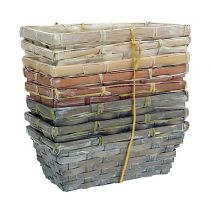 Artikel Chipkurvsæt hvid, grå, brun 8 stk 20cm x 11cm