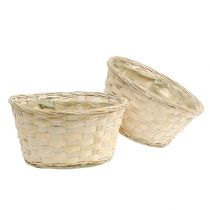 Chipbakke rund hvidnet 8 stk. Ø20 cm