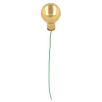 Artikel Mini julekugler på tråd, spejlblanke bær, 20 mm, 140 stk.