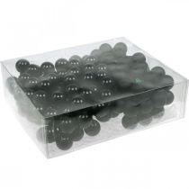 Artikel Mini julekugler på tråd sort glas Ø25mm 140 stk