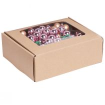 Artikel Spejlbær Abrikos Pink Glaskugler Tråd Ø20mm 140 stk