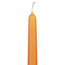 Artikel Tilspidsede stearinlys, pindelys, Wenzellys, orange, 250/23 mm, 12 stk.