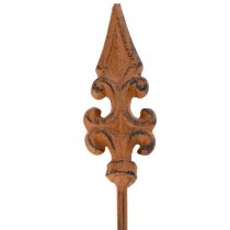 Artikel Havepæl rustik dekoration liljelanse i antikt design til udendørs brug 60 cm 2 stk.