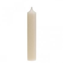 Artikel Pindelys hvid creme lys dekoration 120mm/Ø21mm 6 stk