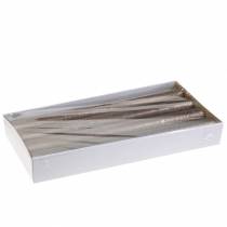 Artikel Koniske lys ensfarvet kobber metallic 34mm×240mm 4 stk