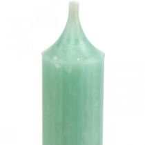 Artikel Pindelys grønne lys jade lys dekoration Ø21mm 170mm 6 stk