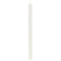 Artikel Koniske lys ensfarvede cremehvide 21×240mm 12 stk