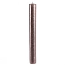 Artikel Koniske lys ensfarvede kobberlakerede 34x300mm 4 stk