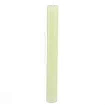 Artikel Pindelys limegrønne ensfarvede lys 34x300mm 4 stk