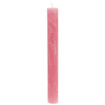 Pindelys farvet pink 34mm x 300mm 4 stk