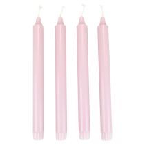 PURE Taper Candles Antikke Pink Wenzel Candles Pink 250/23mm 4 stk.