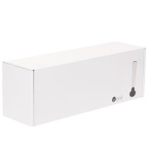 Artikel Konisk lysestage med glascylinder. Enkel og tidløs. 31 cm