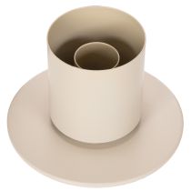 Artikel Moderne konisk lysestage med glascylinder og base, 31 cm