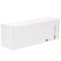 Artikel Moderne konisk lysestage med glascylinder og base, 31 cm