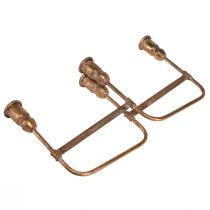 Artikel Antik pind lysestage til 4 lys guld 18×18cm H16,5cm