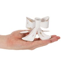 Artikel Vintage sløjfelysholder, 12 cm