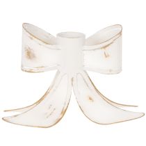 Artikel Vintage sløjfelysholder, 12 cm