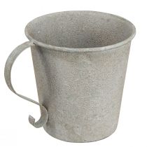 Artikel Tilspidset lysestage vintage kop dekorativ grå Ø11cm H11cm