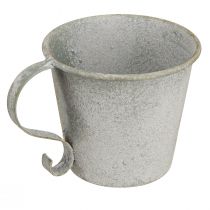 Artikel Tilspidset lysestage vintage kop lysestage metal grå Ø9,5cm H8cm 3stk