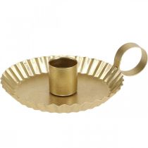 Artikel Lysestage metal pind lysestage guld Ø9,5cm 4stk