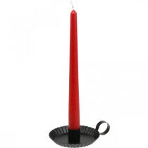 Artikel Lysestage sort metal pind lysestage Ø9,5cm 4 stk